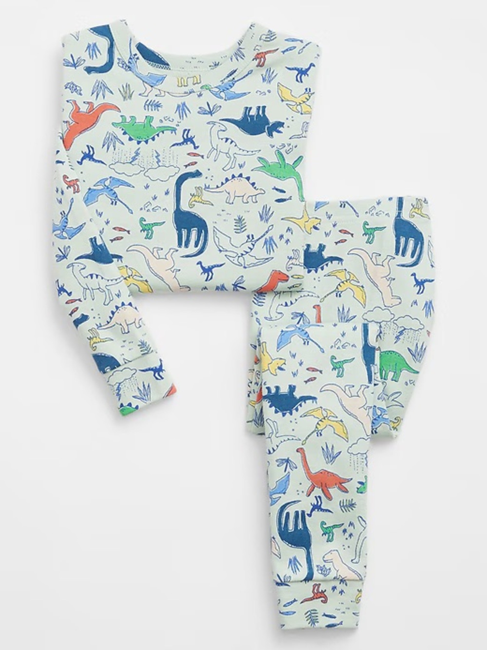 Baby Gap dinosaur pajama set - size 5